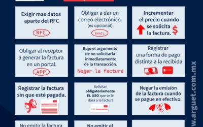 Si solicitas facturas verifica que el emisor no caiga en una de estas malas prácticas