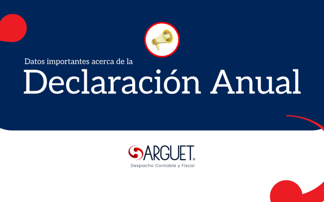 Datos básicos de la declaración anual